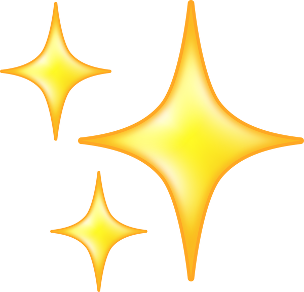 Glitter Emoji Illustration